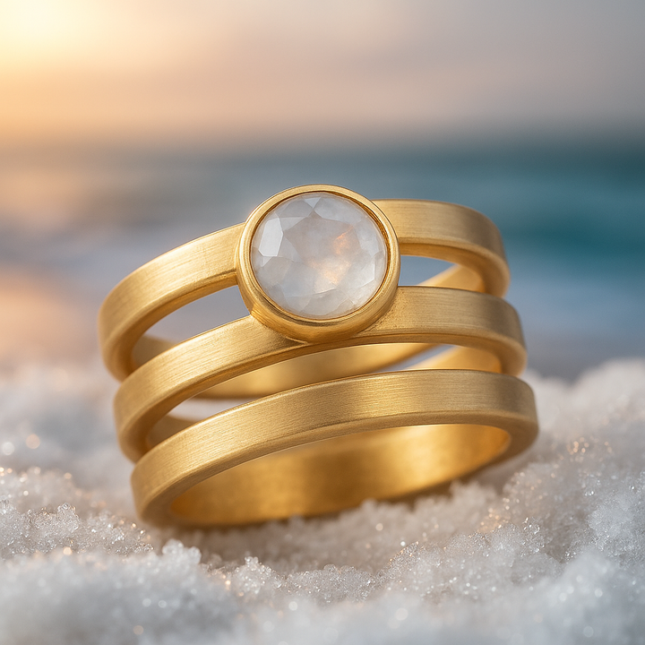 Lustre - Vintage Moonstone Ring