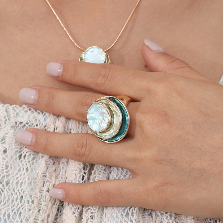 Boho Triple-Layer Ring