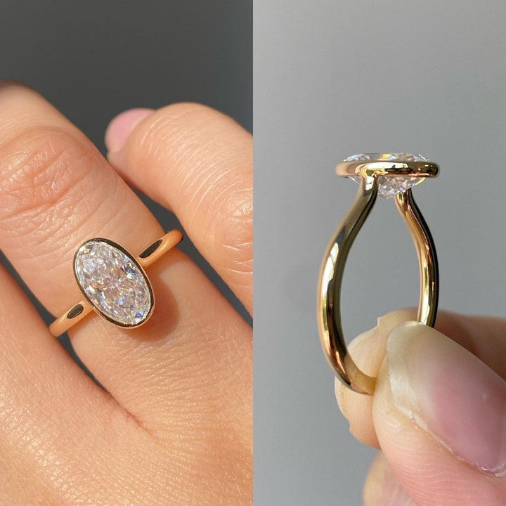 Joy - White Moissanite Ring