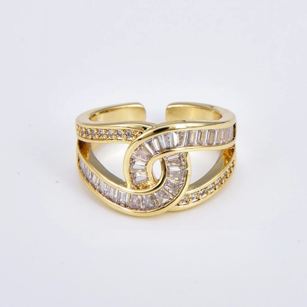 Louisa - Knotted Elegant Adjustable Ring