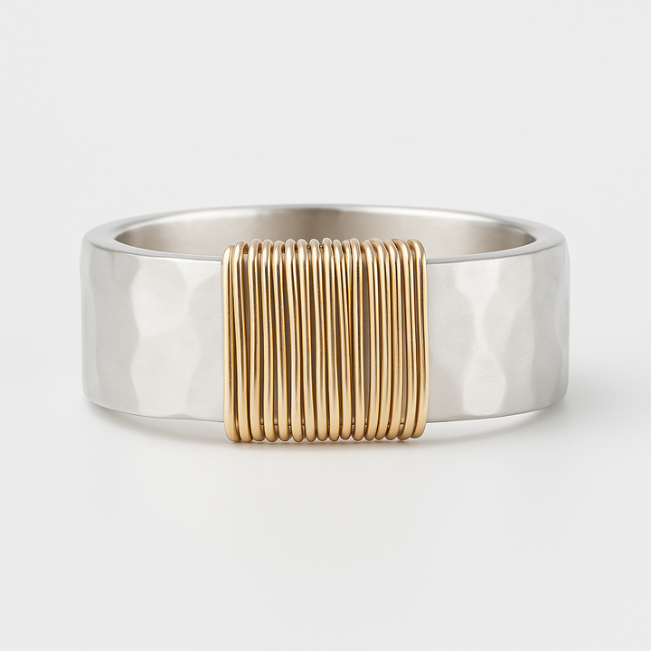 Vintage Gold Silver Ring