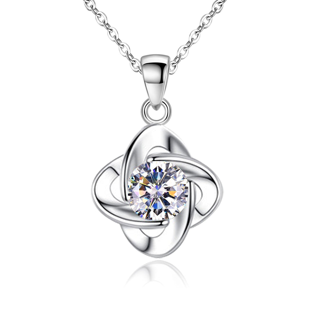 Seren Clover Loop Set | White Gold