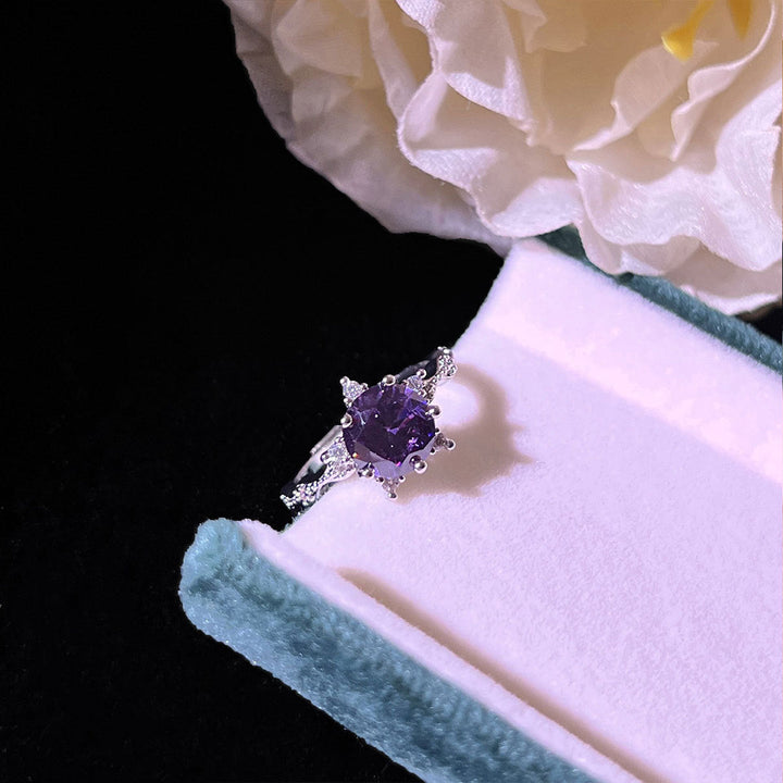 Livia Amethglace Set | White Gold