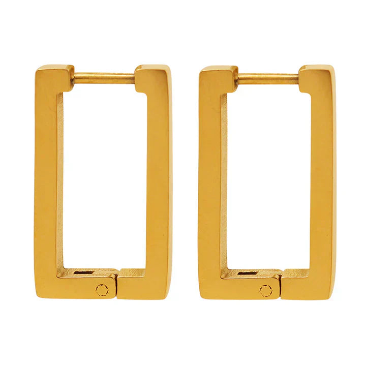 Terrafin Geometrica Earrings | Gold