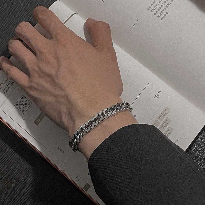 Sterling Vale Bracelet | White Gold