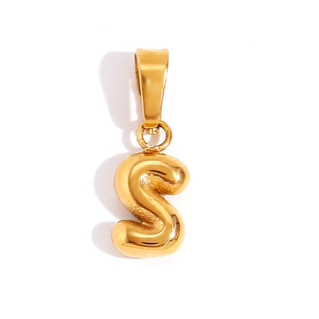 Sophisticated Bubble Letter Necklace