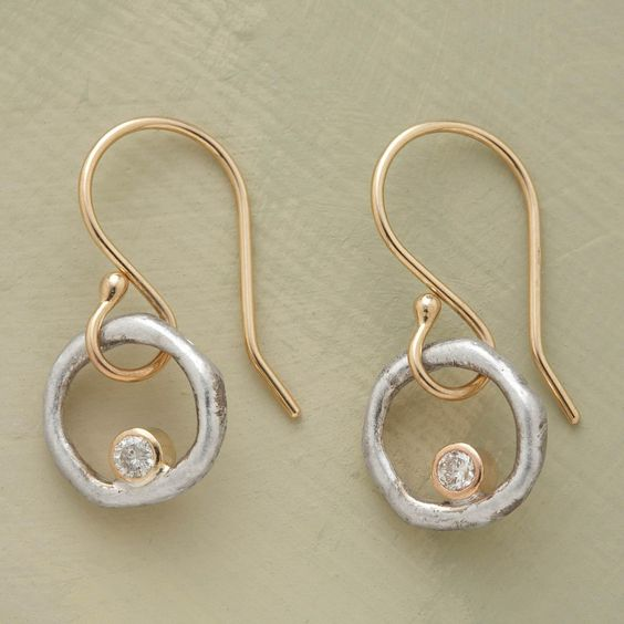Vintage Gold & Silver Earrings