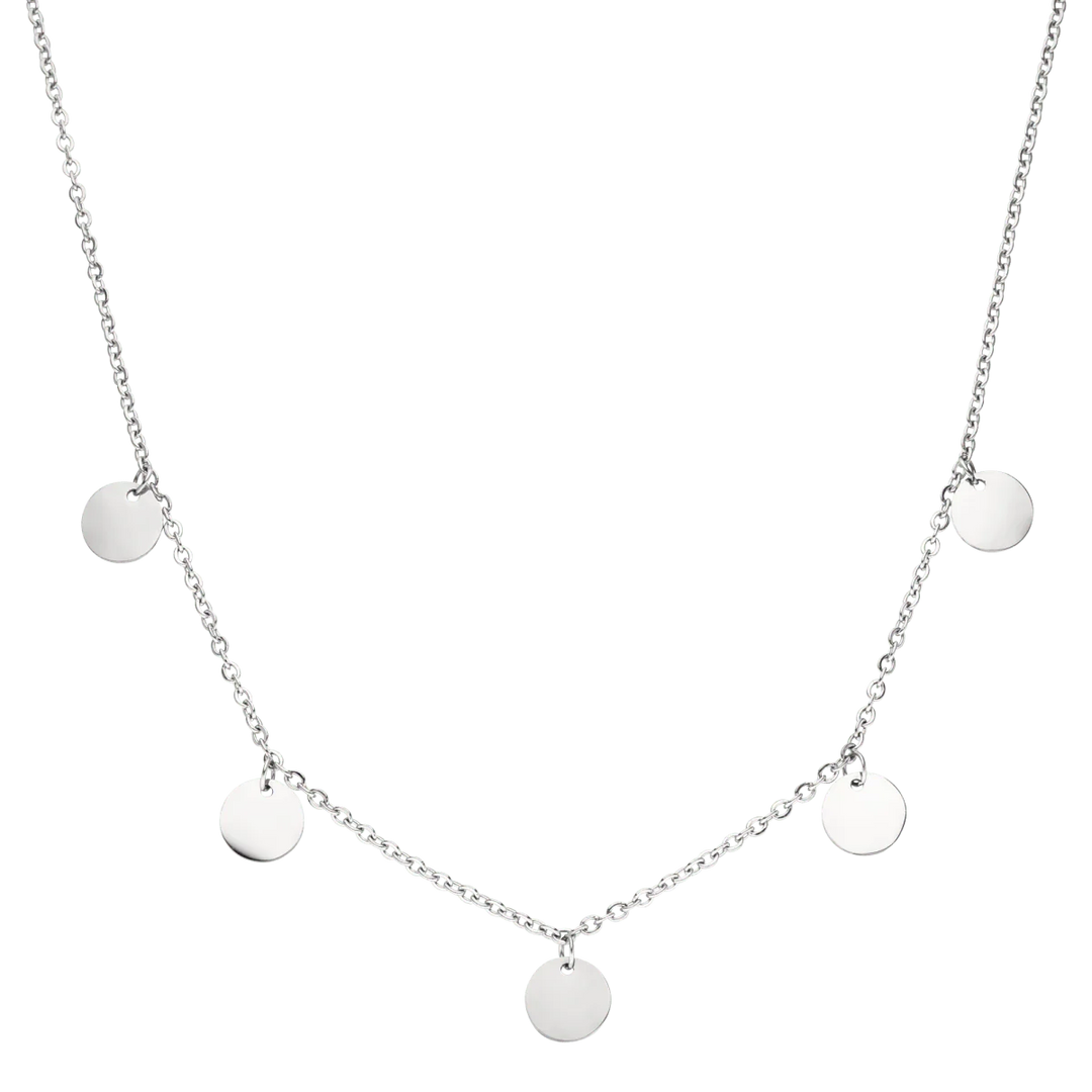 Funky Buddha Necklace | White Gold